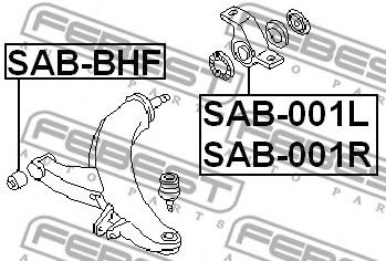 Сайлентблок рычага FEBEST SAB-001L Сайлентблок рычага FEBEST SAB-001L