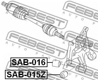 Сайлентблок рычага FEBEST SAB-015Z Сайлентблок рычага FEBEST SAB-015Z