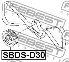 Шкив коленвала FEBEST SBDS-D30 Шкив коленвала FEBEST SBDS-D30