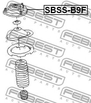 Подвеска, амортизатор FEBEST SBSS-B9F Подвеска, амортизатор FEBEST SBSS-B9F