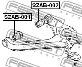 Сайлентблок рычага FEBEST SZAB-001 Сайлентблок рычага FEBEST SZAB-001