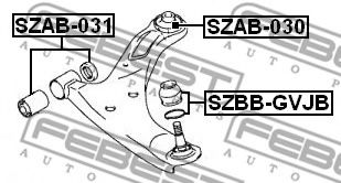 Шаровая опора комплект FEBEST SZBB-GVJB Шаровая опора комплект FEBEST SZBB-GVJB