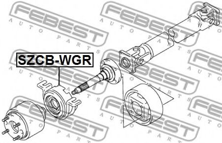 Подвесной подшипник FEBEST SZCB-WGR Подвесной подшипник FEBEST SZCB-WGR