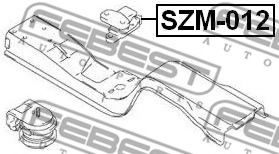 Подушка двигателя FEBEST SZM-012 Подушка двигателя FEBEST SZM-012