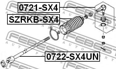 Пыльник рулевой рейки FEBEST SZRKB-SX4 Пыльник рулевой рейки FEBEST SZRKB-SX4