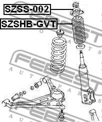 Пыльник амортизатора FEBEST SZSHB-GVT Пыльник амортизатора FEBEST SZSHB-GVT
