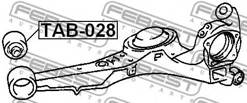 Сайлентблок рычага FEBEST TAB-028 Сайлентблок рычага FEBEST TAB-028