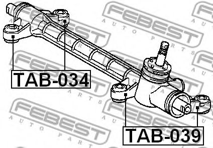 Подвеска, рулевое управление FEBEST TAB-039 Подвеска, рулевое управление FEBEST TAB-039
