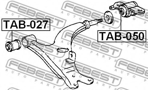 Сайлентблок рычага FEBEST TAB-050 Сайлентблок рычага FEBEST TAB-050
