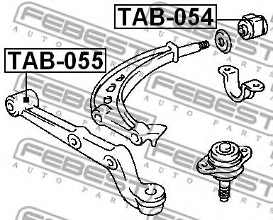 Сайлентблок рычага FEBEST TAB-054 Сайлентблок рычага FEBEST TAB-054