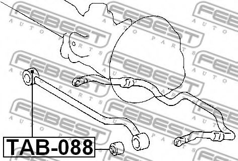 Сайлентблок рычага FEBEST TAB-088 Сайлентблок рычага FEBEST TAB-088