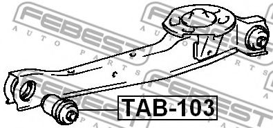Сайлентблок рычага FEBEST TAB-103 Сайлентблок рычага FEBEST TAB-103