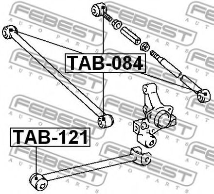 Сайлентблок рычага FEBEST TAB-121 Сайлентблок рычага FEBEST TAB-121