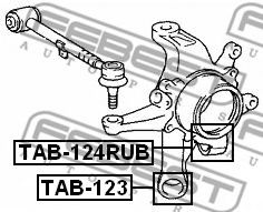 Сайлентблок рычага FEBEST TAB-124RUB Сайлентблок рычага FEBEST TAB-124RUB