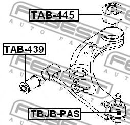 Сайлентблок рычага FEBEST TAB-445 Сайлентблок рычага FEBEST TAB-445