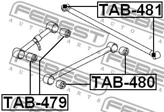 Сайлентблок рычага FEBEST TAB-479 Сайлентблок рычага FEBEST TAB-479