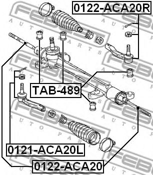 Подвеска, рулевое управление FEBEST TAB-489 Подвеска, рулевое управление FEBEST TAB-489