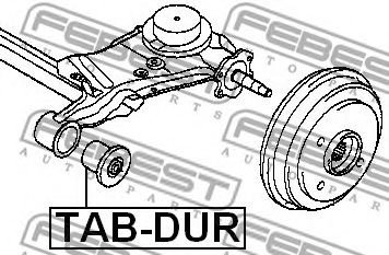 Сайлентблок задней балки FEBEST TAB-DUR Сайлентблок задней балки FEBEST TAB-DUR