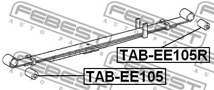 Втулка рессоры FEBEST TAB-EE105 Втулка рессоры FEBEST TAB-EE105
