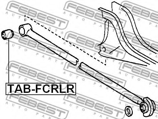 Сайлентблок рычага FEBEST TAB-FCRLR Сайлентблок рычага FEBEST TAB-FCRLR