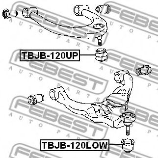 Шаровая опора комплект FEBEST TBJB-120LOW Шаровая опора комплект FEBEST TBJB-120LOW