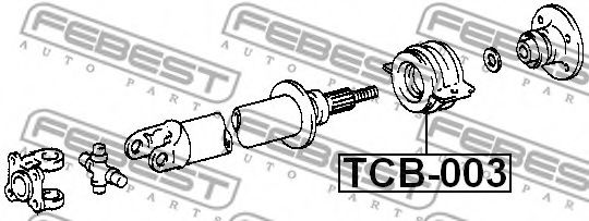 Подвесной подшипник FEBEST TCB-003 Подвесной подшипник FEBEST TCB-003