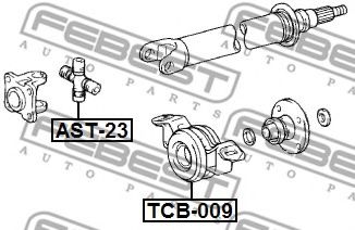 Подвесной подшипник FEBEST TCB-009 Подвесной подшипник FEBEST TCB-009