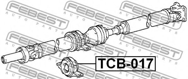 Подвесной подшипник FEBEST TCB-017 Подвесной подшипник FEBEST TCB-017