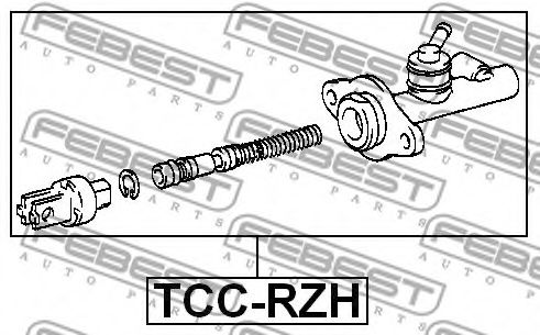 Главный цилиндр сцепления FEBEST TCC-RZH Главный цилиндр сцепления FEBEST TCC-RZH