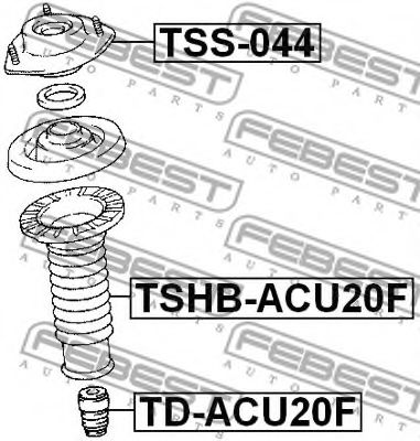 Отбойник FEBEST TD-ACU20F Отбойник FEBEST TD-ACU20F