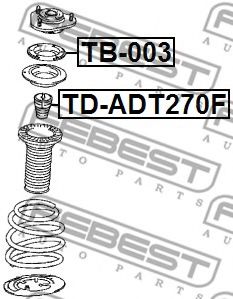 Отбойник FEBEST TD-ADT270F Отбойник FEBEST TD-ADT270F