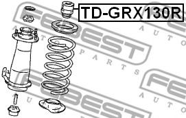 Отбойник FEBEST TD-GRX130R Отбойник FEBEST TD-GRX130R