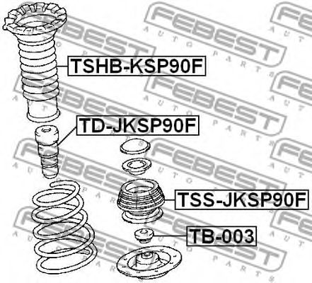 Отбойник FEBEST TD-JKSP90F Отбойник FEBEST TD-JKSP90F