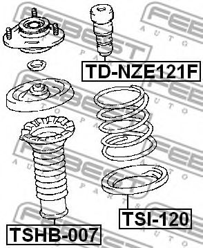 Отбойник FEBEST TD-NZE121F Отбойник FEBEST TD-NZE121F