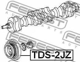 Шкив коленвала FEBEST TDS-2JZ Шкив коленвала FEBEST TDS-2JZ