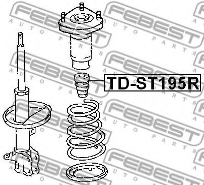 Отбойник FEBEST TD-ST195R Отбойник FEBEST TD-ST195R