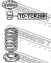 Отбойник FEBEST TD-TCR20R Отбойник FEBEST TD-TCR20R