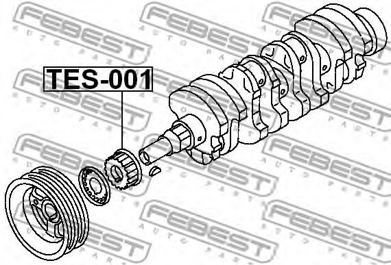 Шестерня коленчатого вала Toyota/Lexus 13521-15010
