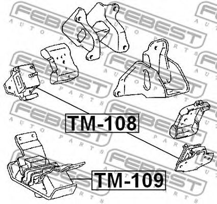 Подушка двигателя FEBEST TM-109 Подушка двигателя FEBEST TM-109
