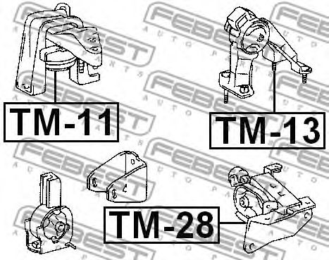 Подушка двигателя FEBEST TM-11 Подушка двигателя FEBEST TM-11