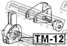 Подушка двигателя FEBEST TM-12 Подушка двигателя FEBEST TM-12