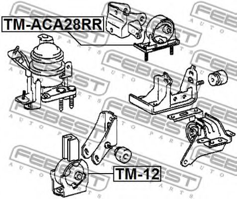 Подушка двигателя FEBEST TM-ACA28RR Подушка двигателя FEBEST TM-ACA28RR
