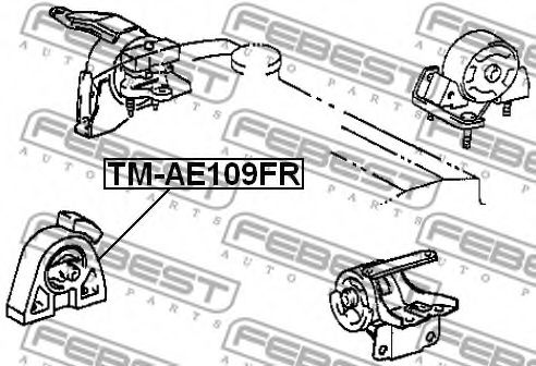 Подушка двигателя FEBEST TM-AE109FR Подушка двигателя FEBEST TM-AE109FR
