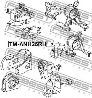 Подушка двигателя FEBEST TM-ANH25RH Подушка двигателя FEBEST TM-ANH25RH