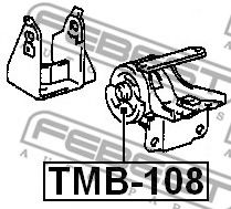 Подушка двигателя FEBEST TMB-108 Подушка двигателя FEBEST TMB-108