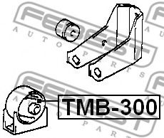 Подушка двигателя FEBEST TMB-300 Подушка двигателя FEBEST TMB-300
