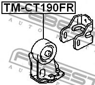 Подушка двигателя FEBEST TM-CT190FR Подушка двигателя FEBEST TM-CT190FR
