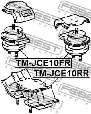 Подушка двигателя FEBEST TM-JCE10FR Подушка двигателя FEBEST TM-JCE10FR
