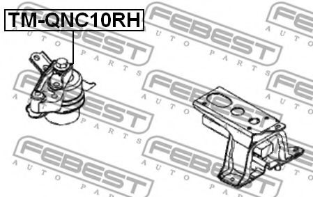 Подушка двигателя FEBEST TM-QNC10RH Подушка двигателя FEBEST TM-QNC10RH