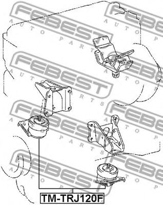 Подушка двигателя FEBEST TM-TRJ120F Подушка двигателя FEBEST TM-TRJ120F